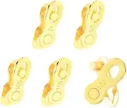 Gold Bike Chain Connectors Master Link 6 Sizes Set of 16 Kinds Missing Link Quick Link Repair Parts Single Speed + 6/7/8/9/10/11/12 Speed