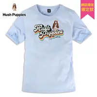 在飛比找Yahoo奇摩購物中心優惠-Hush Puppies T恤 男裝復古仿舊品牌印花刺繡狗T