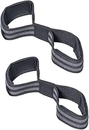 WOONEKY 2pcs Wrist Support Straps for Weightlifting Gym Belt Men Wrist Guard Deadlift Straps High Breathable Comfortable