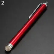 9.0 Metal Mesh Tip Touch Screen Stylus Pen For Smart Cell Phone Tablet PC red