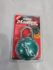 Master Lock Sphero Master Green Smooth Spin Combination Lock New