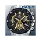 CASIO卡西歐 手錶專賣店 國隆 EDIFICE EFR-559DB-1A9 男錶 三眼計時碼錶 不鏽鋼錶帶 黑x金 防水100米 新品 保固一年 開發票