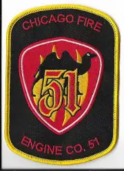 Chicago Fire Department, Illinois Engine 51 Patch V1