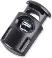 Plastic Cord Locks End Spring Stop Toggle Stoppers Multi-Colour (10PCS Black)...