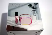 PORTABLE MINI KARAOKE MACHINE SPEAKER KITS 2 MICROPHONES WIRELESS 5W 5V PINK