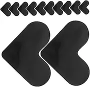 Never Curl Rug Corner Grippers 12pcs Carpet Grippers for Hardwood Floors Non Slip Rug Stickers