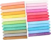 48pcs Washable Dustless Chalk Blackboard Classroom Outdoor Activities Jumbo Chalk for Smooth Writing Easy Cleanup