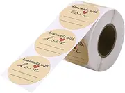 OFFSCH 1 Roll Delicate Self Adhesive Cake Baking Stickers Decorative Labels for Crafting Events for Weddings Birthdays and Special Occasions