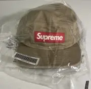 SUPREME WASHED CHINO TWILL CAMP CAP TAN OS FW24 (100% AUTHENTIC) BRAND NEW