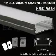 20mm Led Strip Lights channel 1m Thin Aluminium light Profile bar for Cabinet