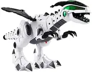 ORFOFE Mechanical Spray Dinosaur Eye Catching Remote Control Dinosaur with Realistic Sounds for Desktop and Table Decor for Rooms and Creative Play