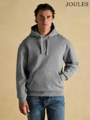 Joules Jenkins Grey Brushed Cotton Jersey Hoodie (AU7426) | $150