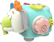 Baby Busy Cube,Animal-Themed Sensory Cube | Early Learning Activities, Preschool Educational Toys, Play Center for Kids 3 Month+