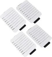 VALICLUD 4Pcs Eyelash Hand Pallet Lightweight Lash Extension Holder with Hand Strap for Professional Beauty Salons and Cosmetology Schools for Individual Eyelash Applications