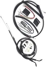Cable & Brake Line Kit 14"/16" Motorcycle Accessories for H&Arley Softail Custom FXSTC 2007 2008 2009 2010