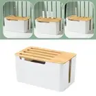 WiFi Router Shelf Storage Box Organizer Wire Bracket for Living Room Office