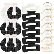 18 Pcs Bridesmaid Proposal Gifts Bridesmaid Hair Scrunchies Proposal Hair Clip