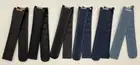 U.S. Stock! Rubber Strap and Deployant Clasp For Omega Seamaster Aqua Terra 150