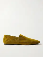 [TOVE] TOVE - Pascale Calf Hair Slippers - Chartreuse - IT37 IT 37 Yellow