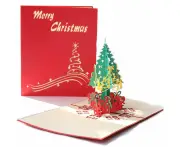 3D Christmas Cards,Pop Up Christmas Card,Christmas Greeting Cards With Envelopes,Best Gift For Christmas,Christmas Gift Card (Christmas