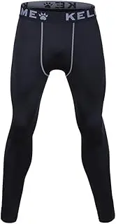 [KELME] Men's Compression Baselayer Pants Leggings Cool Dry Tights