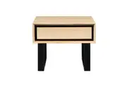 VI Ohio Metal Leg Lamp Table with Drawer