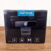 Nuroum 2K QHD Webcam, Model AW-V11, New Sealed