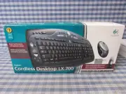 Logitech LX700 Cordless Desktop Keyboard & Mouse (New Sealed Box) FREE SHIPPING.