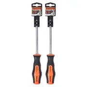 2x Supercraft CR-V Steel Precision Screwdriver Phillips Head #3 8x150mm Home DIY