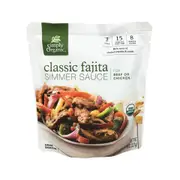Organic Simply Organic Classic Fajita Simmer Sauce 227g – Fresh, healthy organic delivery | Doorstep Organics