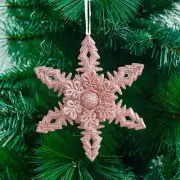 Christmas Decorations Snowflakes Tree Ornaments Snow Scenery Decoration