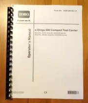 Toro Dingo 500 owner manual 40 Pages Gloss covers Card stock Heavier paper