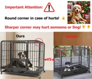30"~36"~37" in long Small - Medium Dog house Pet Kennel Steel Crate Cage w/wheel