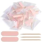 Mini Nail File and Orange Sticks Set for Press On Nails, 20PCS Mini Nail File