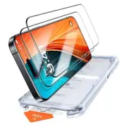 Military-Grade Shatterproof for iPhone 16 Pro Screen Protector [9H+ Aerospace