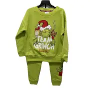 Dr Seuss The Grinch Toddler Printed Sweatshirt and Jogger Pants Set Size 4T