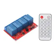 5V 4 Channel Receiving Relay Module 4CH Infrared Remote Transceiver Receiver