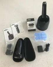 Braun Series 7 7085cc Flex Rechargeable Wet/Dry Men's Elec Shaver w/Cleaner NEW