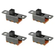 Toggle Switch Latching Slide Control 4 Pin 1P3T 6mm/50 Pcs