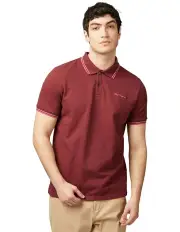 [Ben Sherman] Signature Pique Polo in Wine