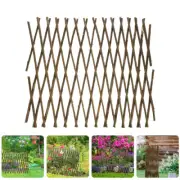 2 Pcs Wooden Hedge Flower Climbing Frame Decorative Lattice Screen Panel
