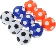 ERINGOGO 9pcs Colorful Foosball Balls for Tabletop Games Replacement Soccer Balls Compact Design Compatible with Standard Foosball Tables for Family Fun