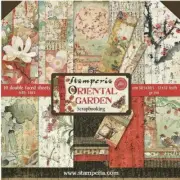 Stamperia ORIENTAL GARDEN - 12" X 12" Double Sided Paper - 10 SHEETS