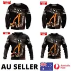 Excavator Hoodie Tradie Hitachi JCB Track Hoe Digger - AU Stock