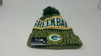 Green Bay Packers NFL Logo Winter Hat By New Era On Field Cap Memory Foam NWT