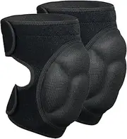 Compression Knee Sleeves | Thick EVA Sports Guard Protective Compression Sleeves | Support Bandage Kneepads, Breathable Anti-slip Foot Protector for Men and Women