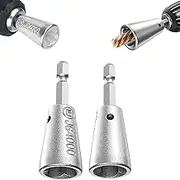 Wire Twister Tool for Drill, 2 Pcs Drill Wire Twister, Wire Twister Wire Connector 6mm Hex Shank,Wire Twisting Tool, Wire Nut Twister for Electrical Power Drill