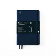 Monocle Hardcover Dotted Notebook, 192 Page (Navy) - B6