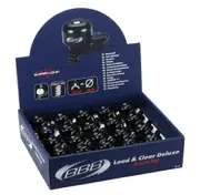 Bbb-Cycling Bike Bell Loud And Clear Deluxe 20X Black Display - Black