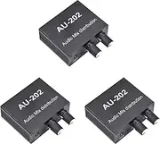 Binxind 3X AU-202 2 Input 2 Output Stereo Mixer Audio Distributor for Headphone External Power AMP Volume Alone Control